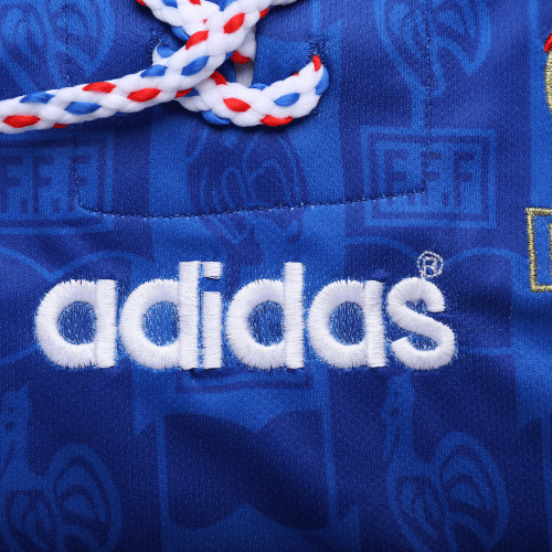 Retro Jersey Zidane #10 France Home Euro Cup 1996