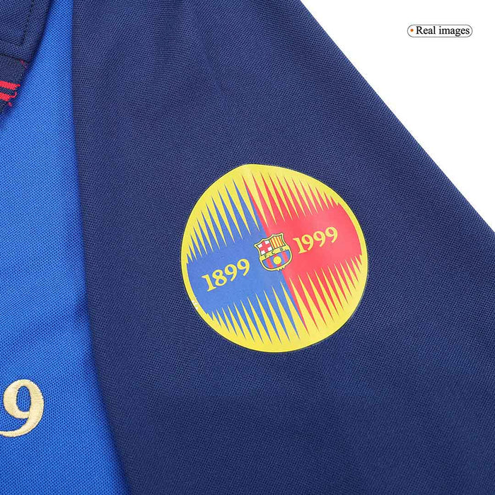 Retro Soccer Jersey Barcelona Home Long Sleeve 1999/00