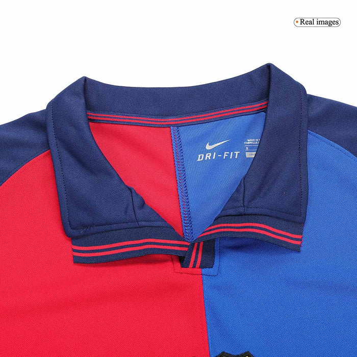 Retro Soccer Jersey Barcelona Home Long Sleeve 1999/00