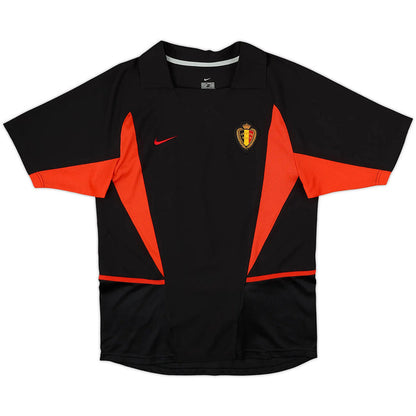 Retro Soccer Jersey Belgium Away World Cup 2002