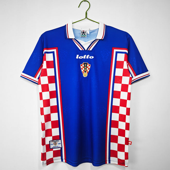 Retro Soccer Jersey Croatia Away World Cup 1998