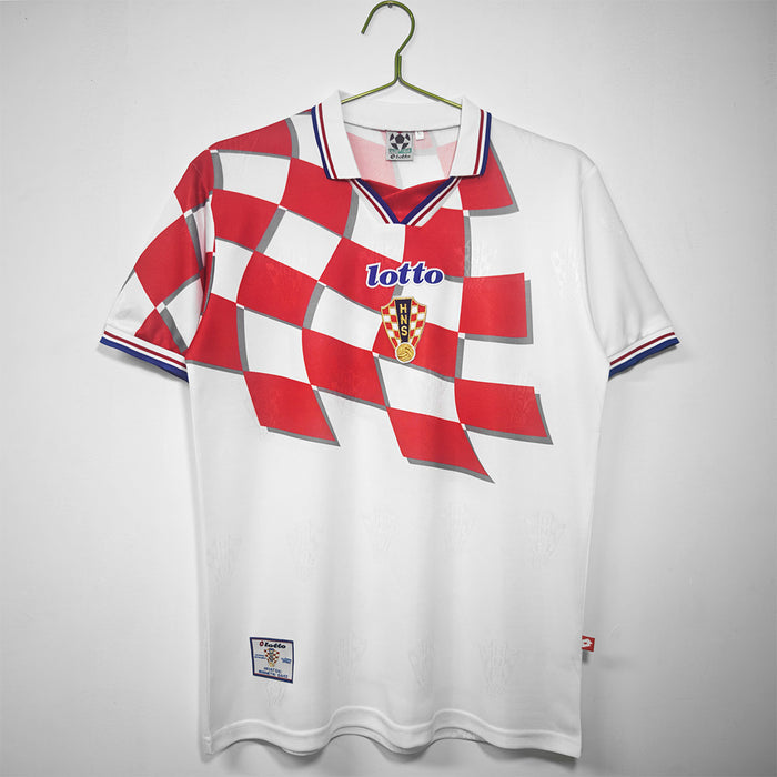 Retro Soccer Jersey Croatia Home World Cup 1998
