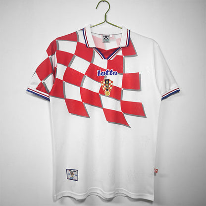 Retro Soccer Jersey Croatia Home World Cup 1998