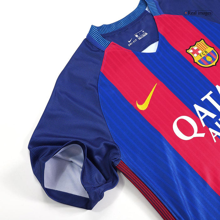 Retro Soccer Jersey MESSI #10 Barcelona Home 2016/17