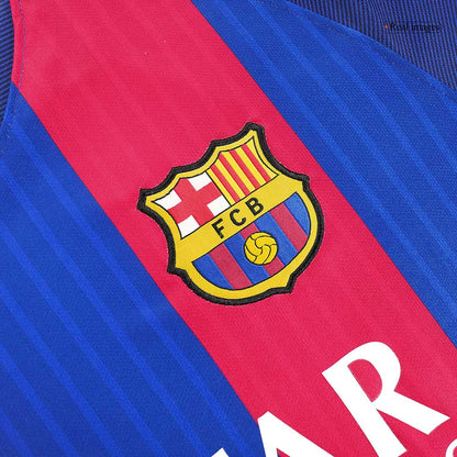 Retro Soccer Jersey MESSI #10 Barcelona Home 2016/17