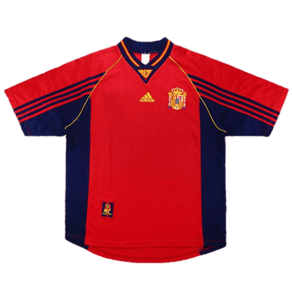 Retro Soccer Jersey Spain Home World Cup 1998