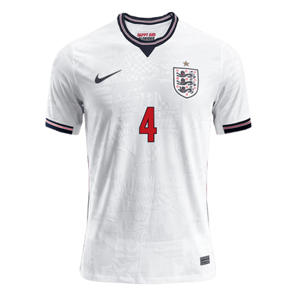 RICE #4 England Home Player Version Jersey World Cup 2026
