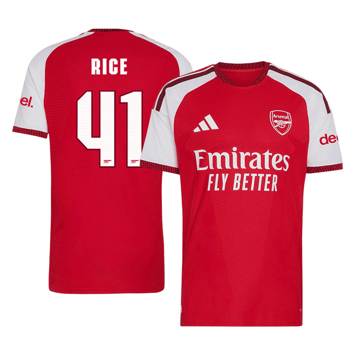 RICE #41 Arsenal Home Player Version Jersey 2026/27 - UCL