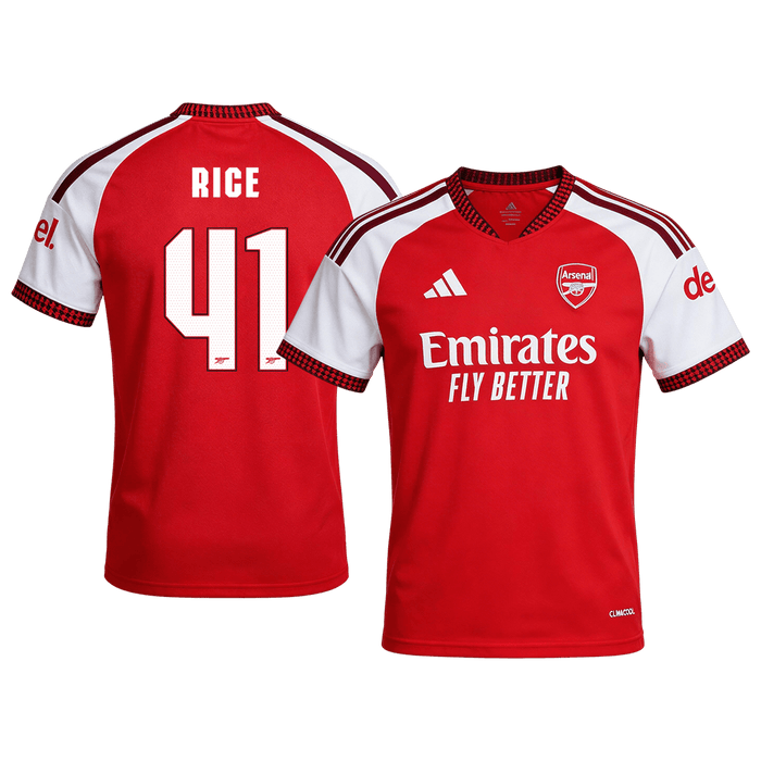 RICE #41 Arsenal Home Soccer Jersey 2026/27 -UCL