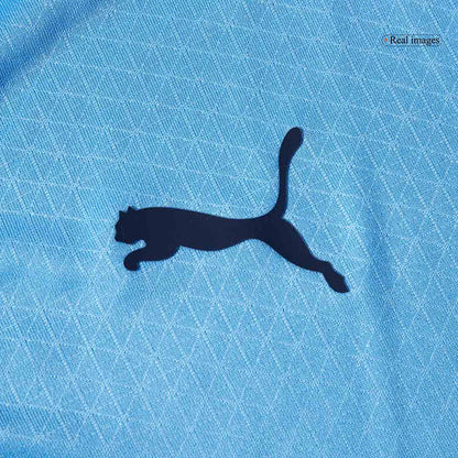 RODRIGO #16 Authentic Manchester City Home Soccer Jersey 2025/26 Blue Jersey - Club World Cup