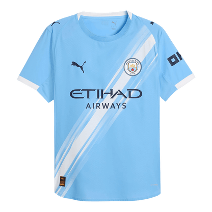 RODRIGO #16 Authentic Manchester City Home Soccer Jersey 2025/26 Blue