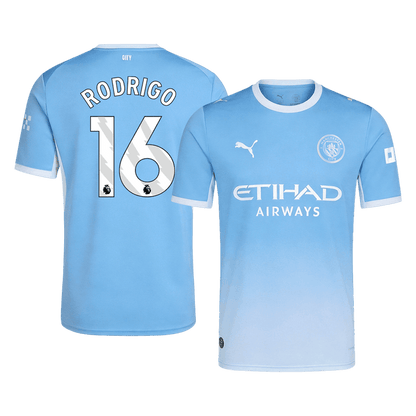 RODRIGO #16 Manchester City Home Soccer Jersey 2026/27
