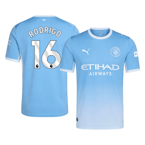 RODRIGO #16 Manchester City Home Soccer Jersey 2026/27