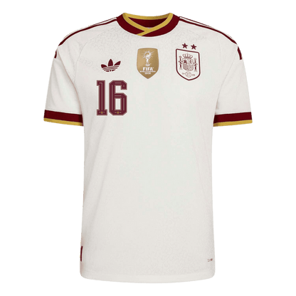 RODRIGO #16 Spain Away Player Version Jersey World Cup 2026 - Champion