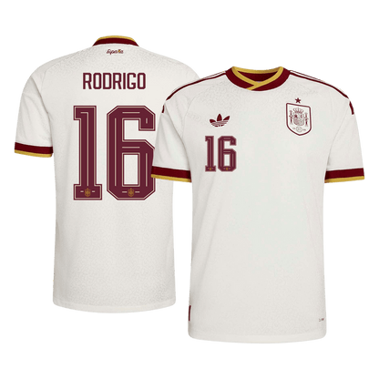 RODRIGO #16 Spain Away Player Version Jersey World Cup 2026