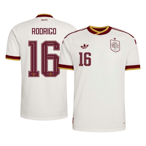 RODRIGO #16 Spain Away Player Version Jersey World Cup 2026