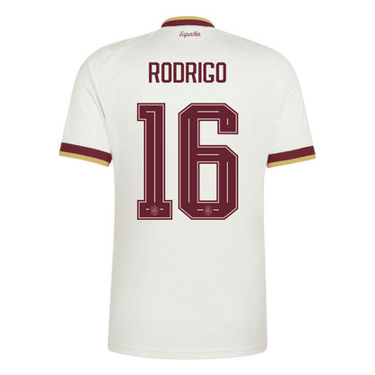RODRIGO #16 Spain Away Soccer Jersey World Cup 2026