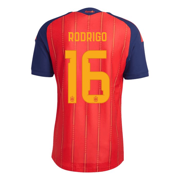 RODRIGO #16 Spain Home Player Version Jersey World Cup 2026 - Champion
