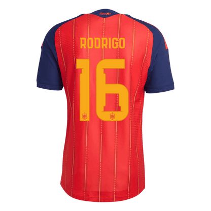 RODRIGO #16 Spain Home Player Version Jersey World Cup 2026 - Champion