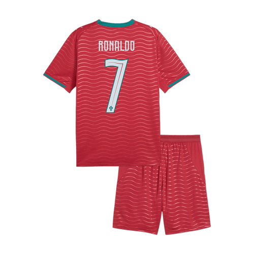RONALDO #7 Portugal Home World Cup Kids Soccer Jerseys Kit 2026