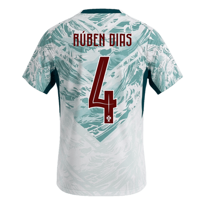 RúBEN DIAS #4 Portugal Away Soccer Jersey World Cup 2026