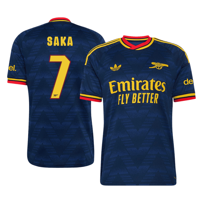 SAKA #7 Arsenal Away Soccer Jersey 2026/27 -UCL