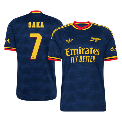 SAKA #7 Arsenal Away Soccer Jersey 2026/27 -UCL