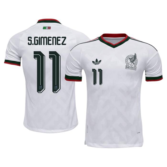 S.GIMENEZ #11 Mexico Away Player Version Jersey World Cup 2026