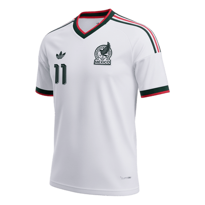 S.GIMENEZ #11 Mexico Away Soccer Jersey World Cup 2026