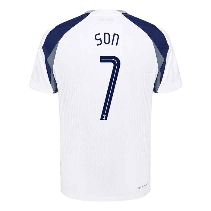 SON #7 Authentic Tottenham Hotspur Home Soccer Jersey 2025/26 White - UCL