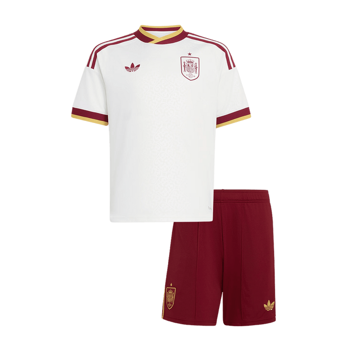 Spain Away Kids Soccer Jerseys Kit World Cup 2026