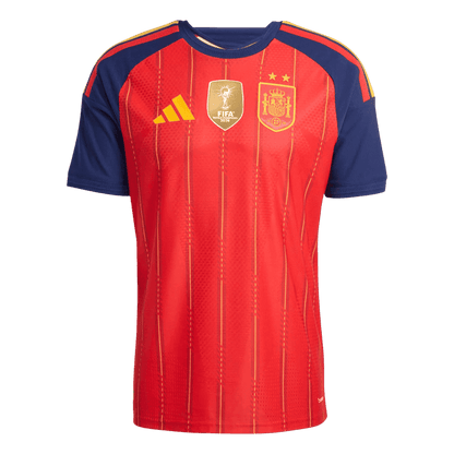 Spain Champion Edition Home Player Version Jersey World Cup 2026