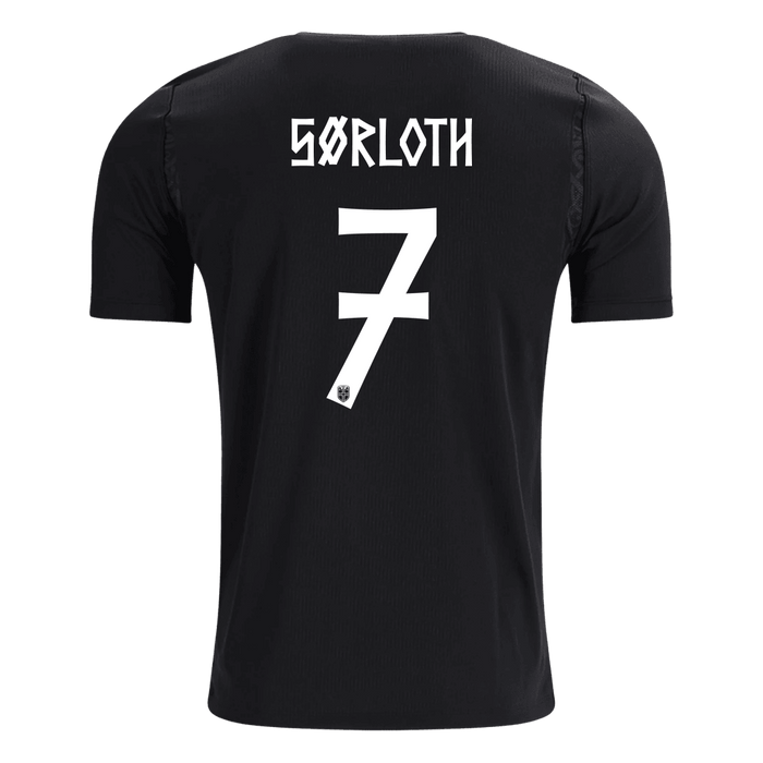 S?RLOTH #7 Norway Away Soccer Jersey World Cup 2026