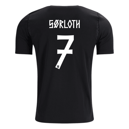 S?RLOTH #7 Norway Away Soccer Jersey World Cup 2026