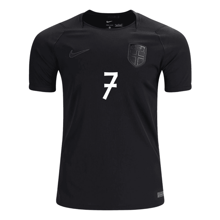 S?RLOTH #7 Norway Away Soccer Jersey World Cup 2026