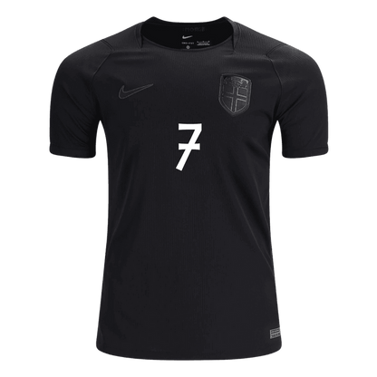 S?RLOTH #7 Norway Away Soccer Jersey World Cup 2026