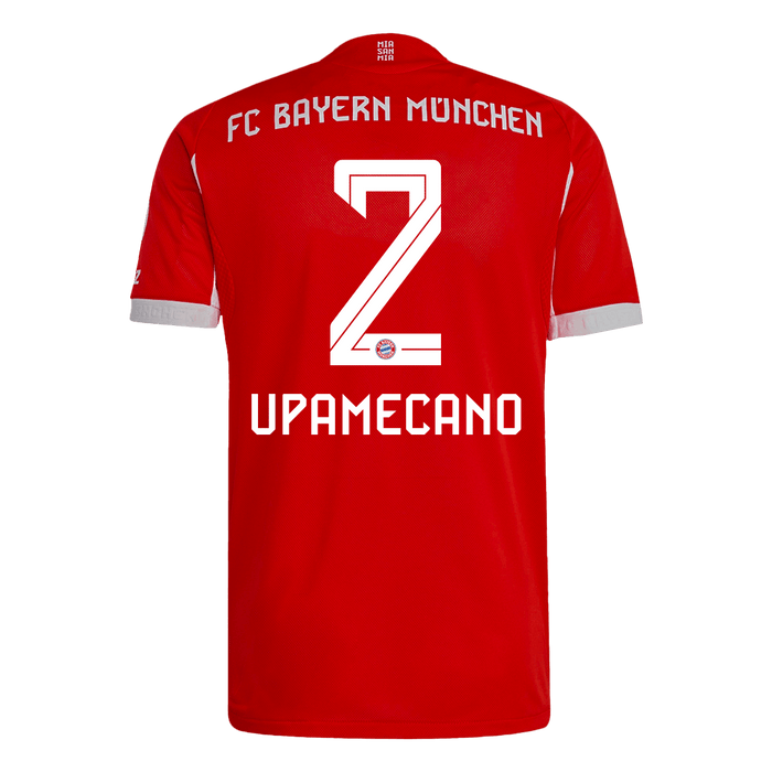 UPAMECANO #2 Bayern Munich Home Authentic Soccer Jersey 2025/26