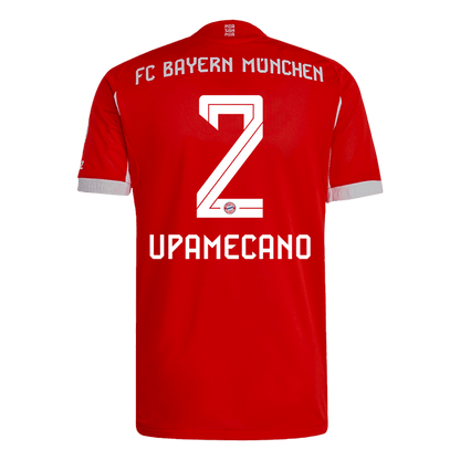 UPAMECANO #2 Bayern Munich Home Authentic Soccer Jersey 2025/26