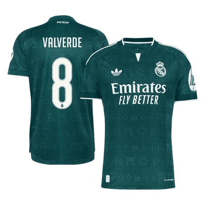 VALVERDE #8 Real Madrid Away Player Version Jersey 2026/27