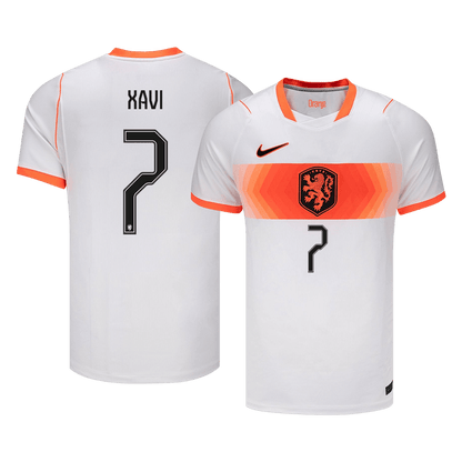 XAVI #7 Netherlands Away Soccer Jersey World Cup 2026