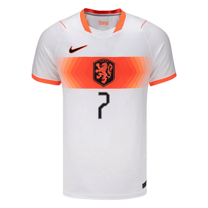 XAVI #7 Netherlands Away Soccer Jersey World Cup 2026
